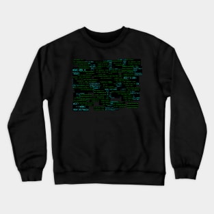 GreenAndBlueCodev1.1 Crewneck Sweatshirt